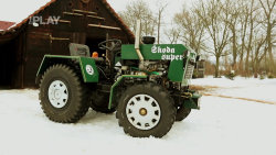 Traktor domácí výroby