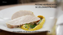 Pečená vepřová kýta se zeleninovým pyré