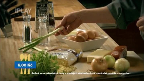 Fleky s uzeným bokem a čerstvou majoránkou