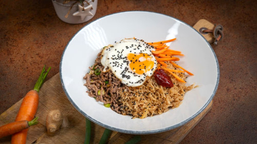 Korean beef rice pot (Cibule Bistro, díl 7)