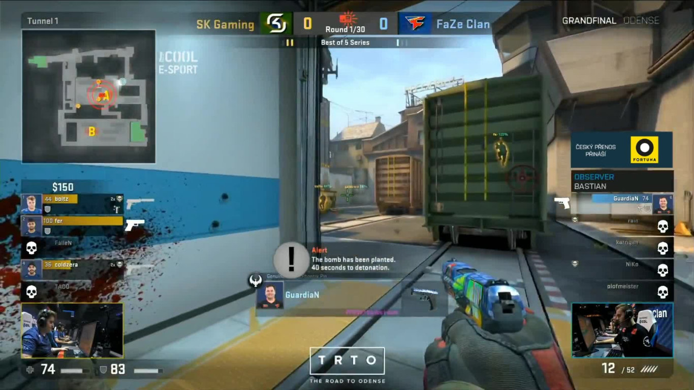 ESL Pro League - Grandfinále - FaZe vs SK Gaming - Train