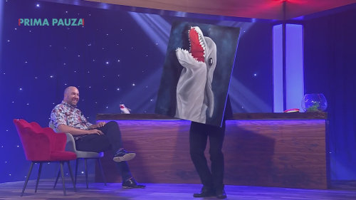 NEČUM NA MĚ SHOW: Ondřej Slanina si vydražil obraz Adolfeena! Kolik tisíc zaplatil přímo při natáčení?