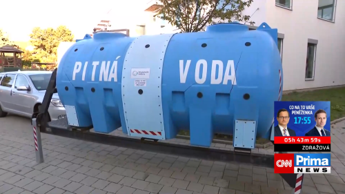 Závadná voda ve vodojemu Odolena Voda