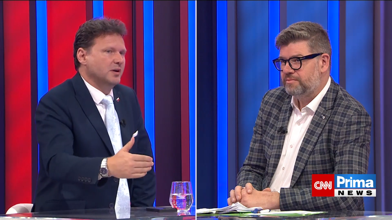 Vondráček a Pospíšil debatují o sporu vlády s Hradem a obstrukcích ve Sněmovně