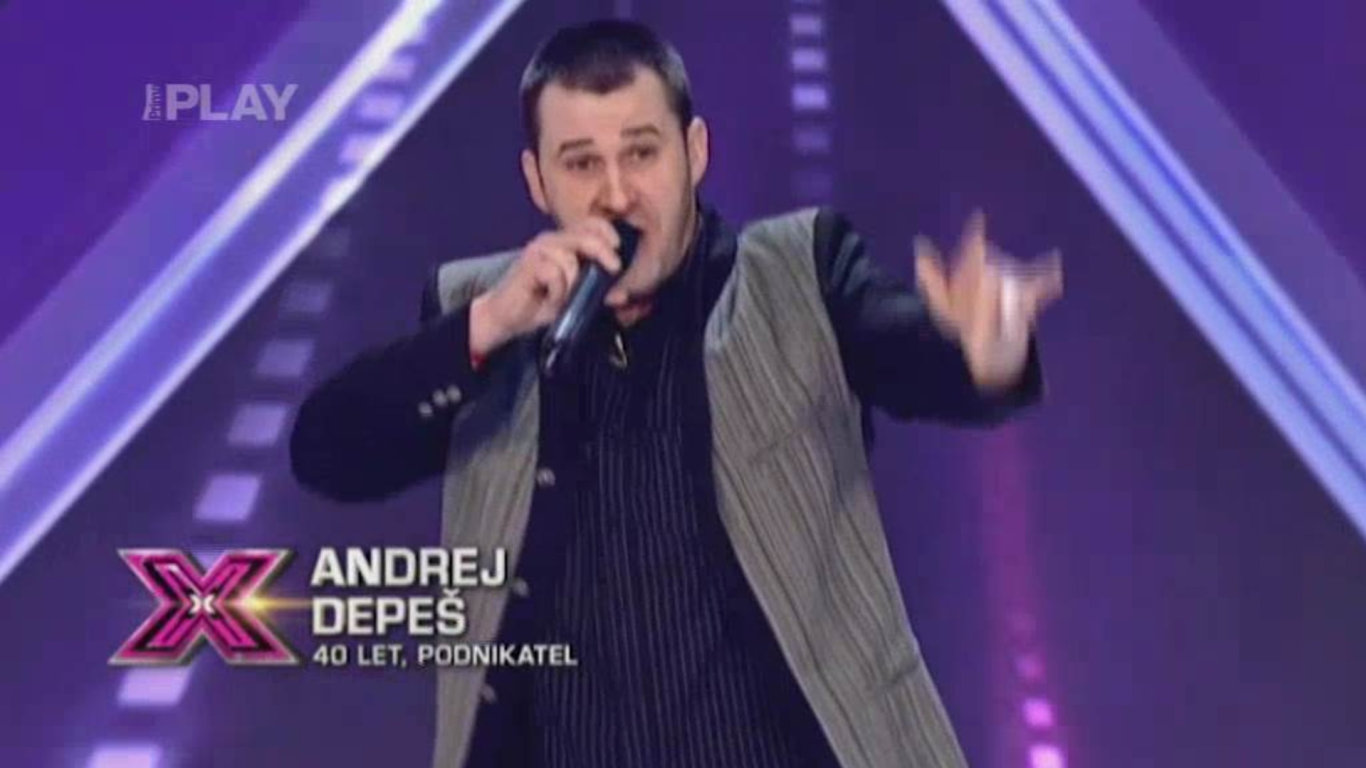 X Factor (6) - nejlepší vystoupení - Andrej Depeš