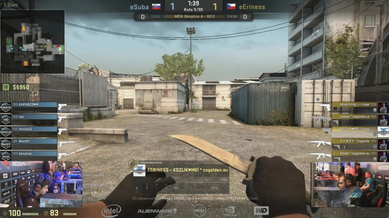 MČR 2015 - Záznam utkání ve hře CS:GO - eSuba vs eEriness