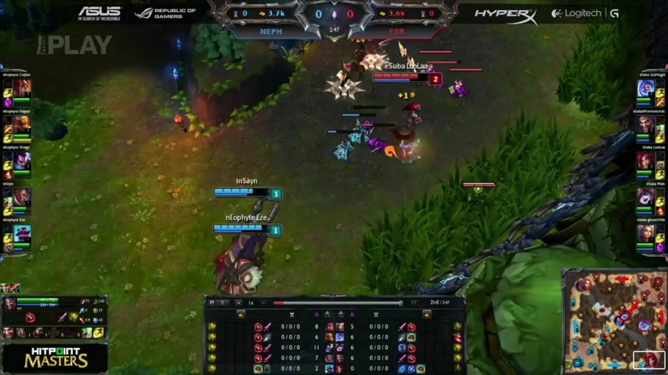 LoL - Hitpoint Masters: eSuba vs nEophyte, 6.kolo