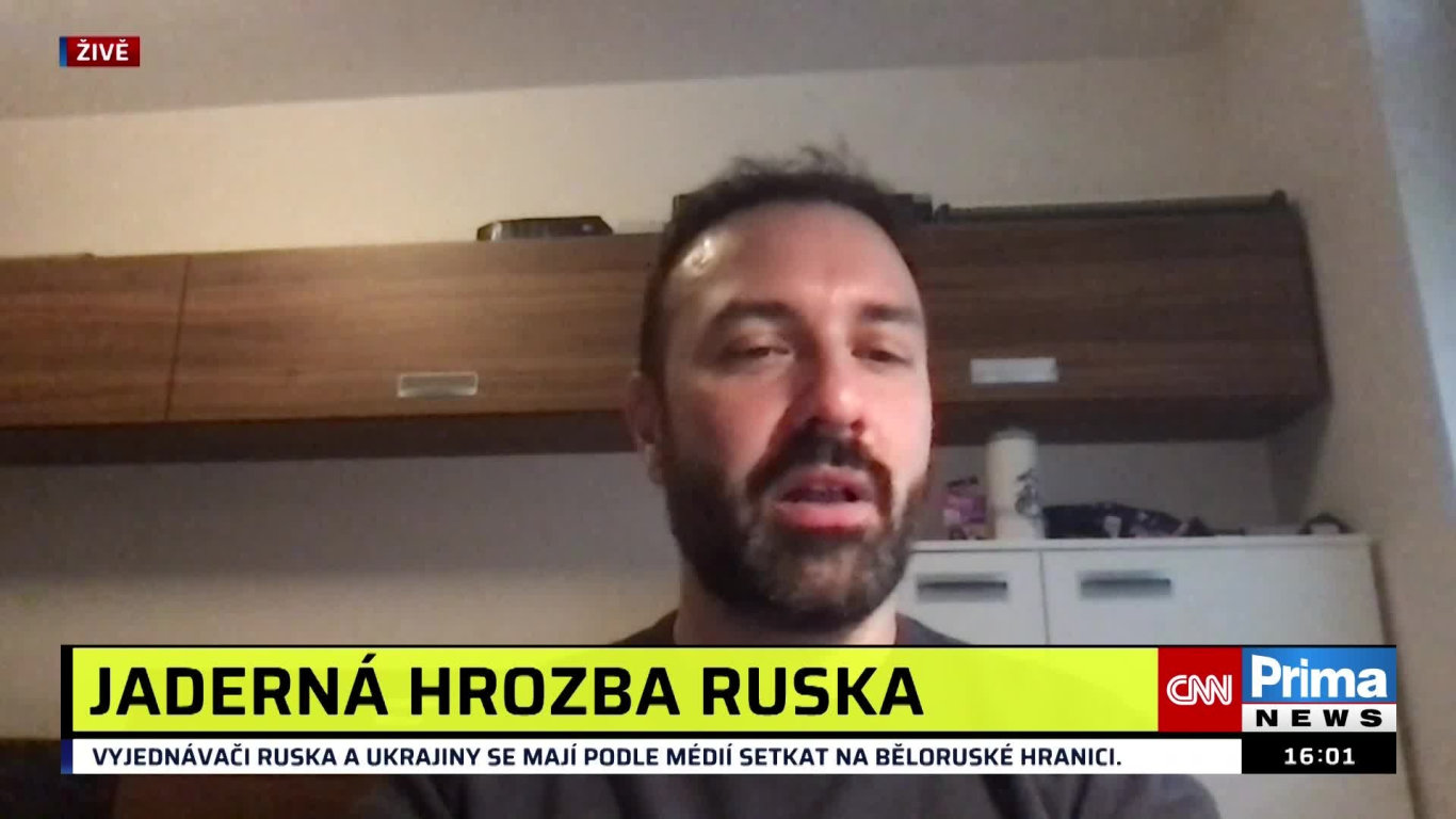 Expert o jaderné hrozbě Ruska - CNN Prima NEWS
