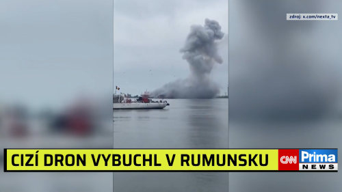 Cizí dron vybuchl v Rumunsku
