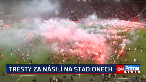 Změny trestů za pyrotechniku i zahalování na stadionech