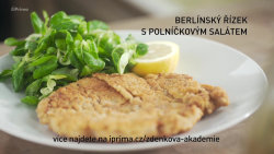 Berlínský řízek s polníčkovým salátem
