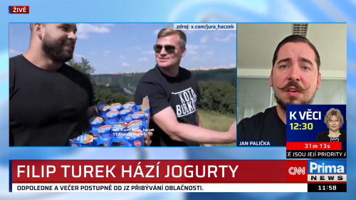 Turek se chová jako přerostlé dítě, míní Palička