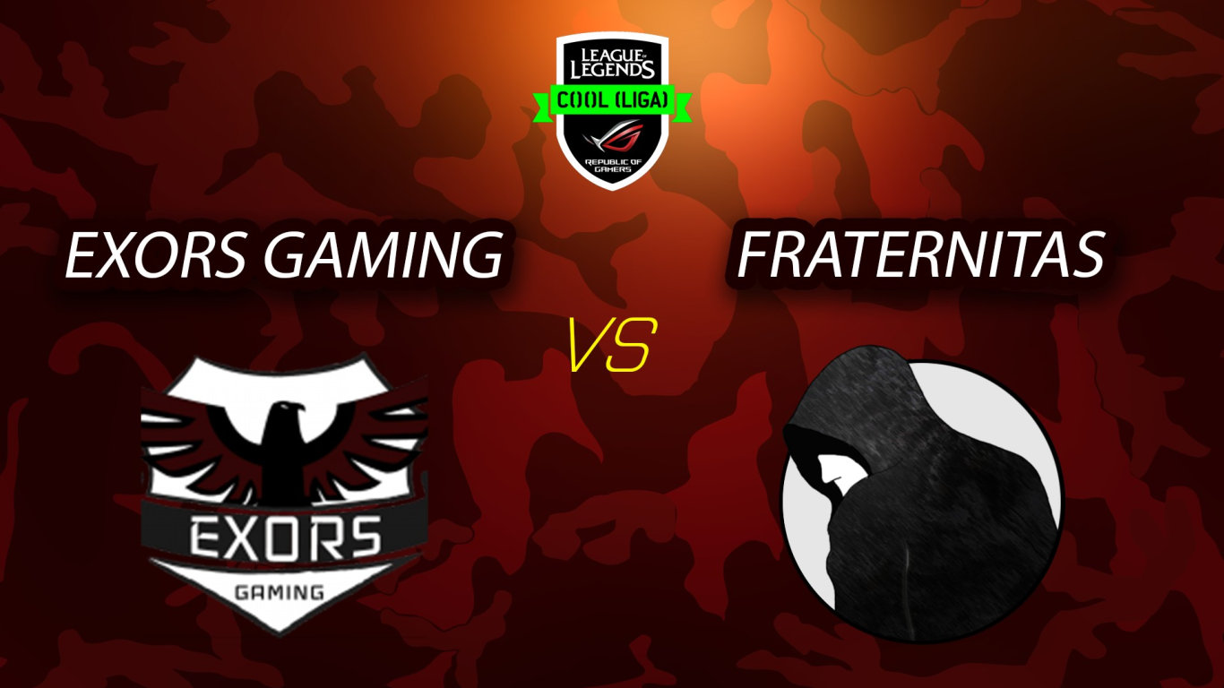 ROG COOL Liga - League of Legends - Fraternitas vs EXORS Gaming