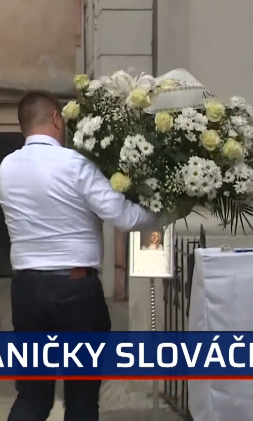 Takhle vypadalo poslední rozloučení s Aničkou Slováčkovou