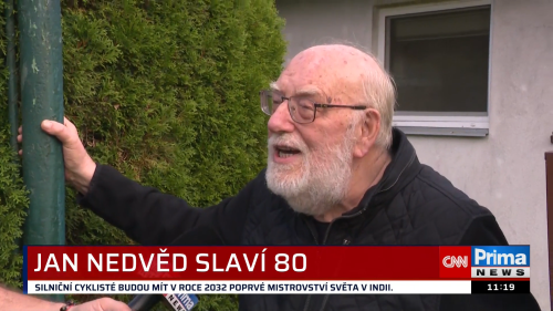 Jan Nedvěd slaví 80