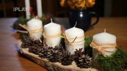 Výroba adventního věnce nebo svícnu na poslední chvíli
