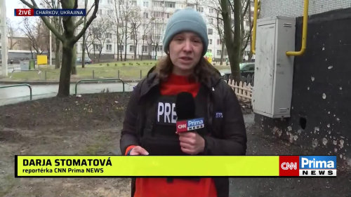Darja Stomatová z ostřelovaného Charkova