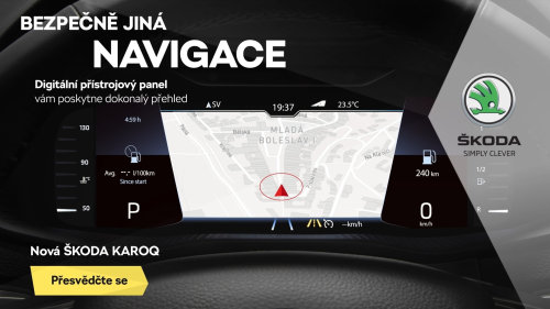 Škoda KAROQ - Digital panel