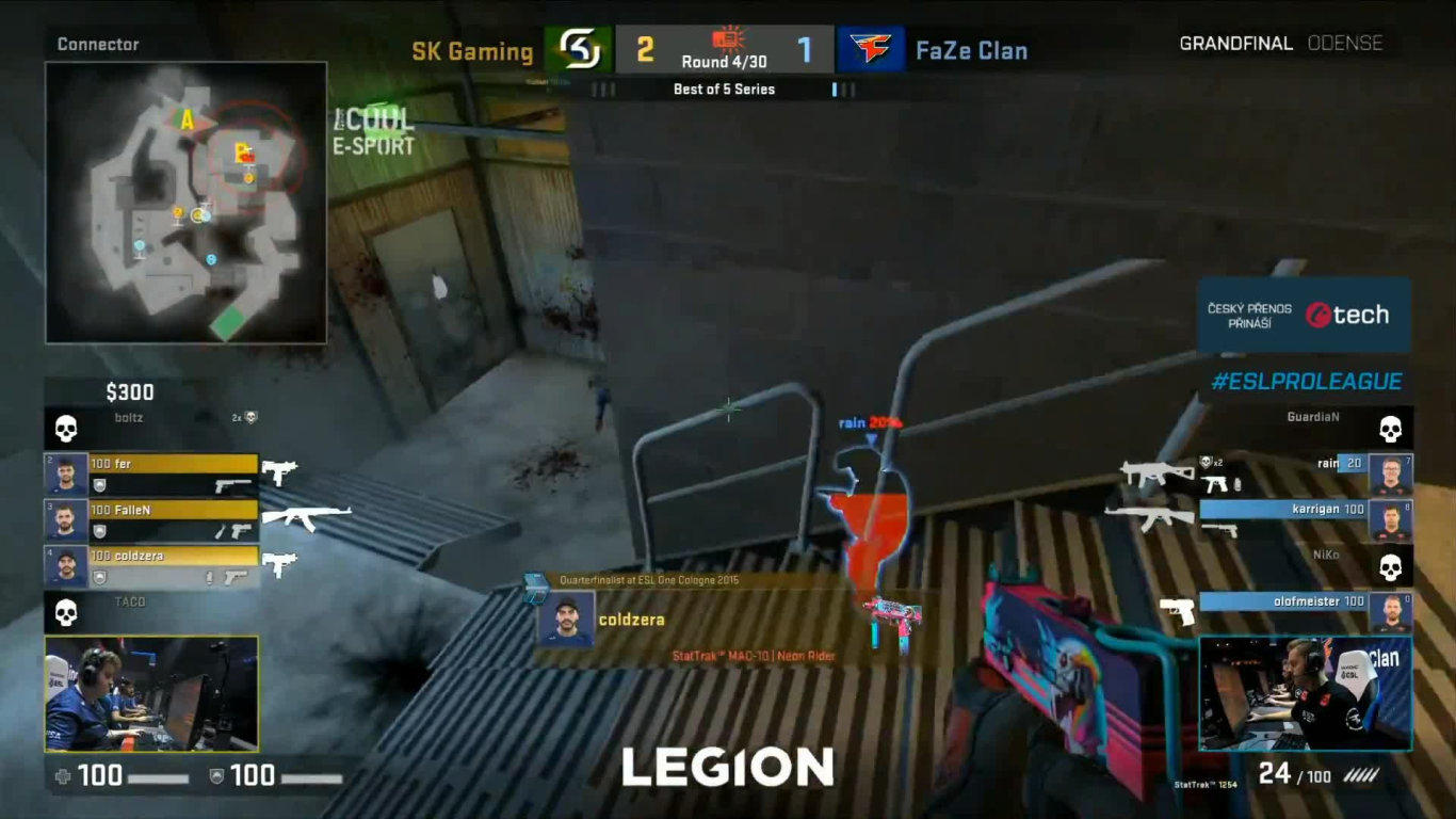 ESL Pro League - Grandfinále - FaZe vs SK Gaming - Overpass