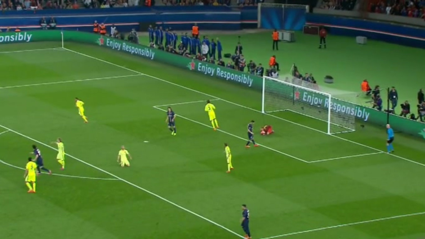 Sestřih zápasu - Paris v Barcelona (15.4.2015)