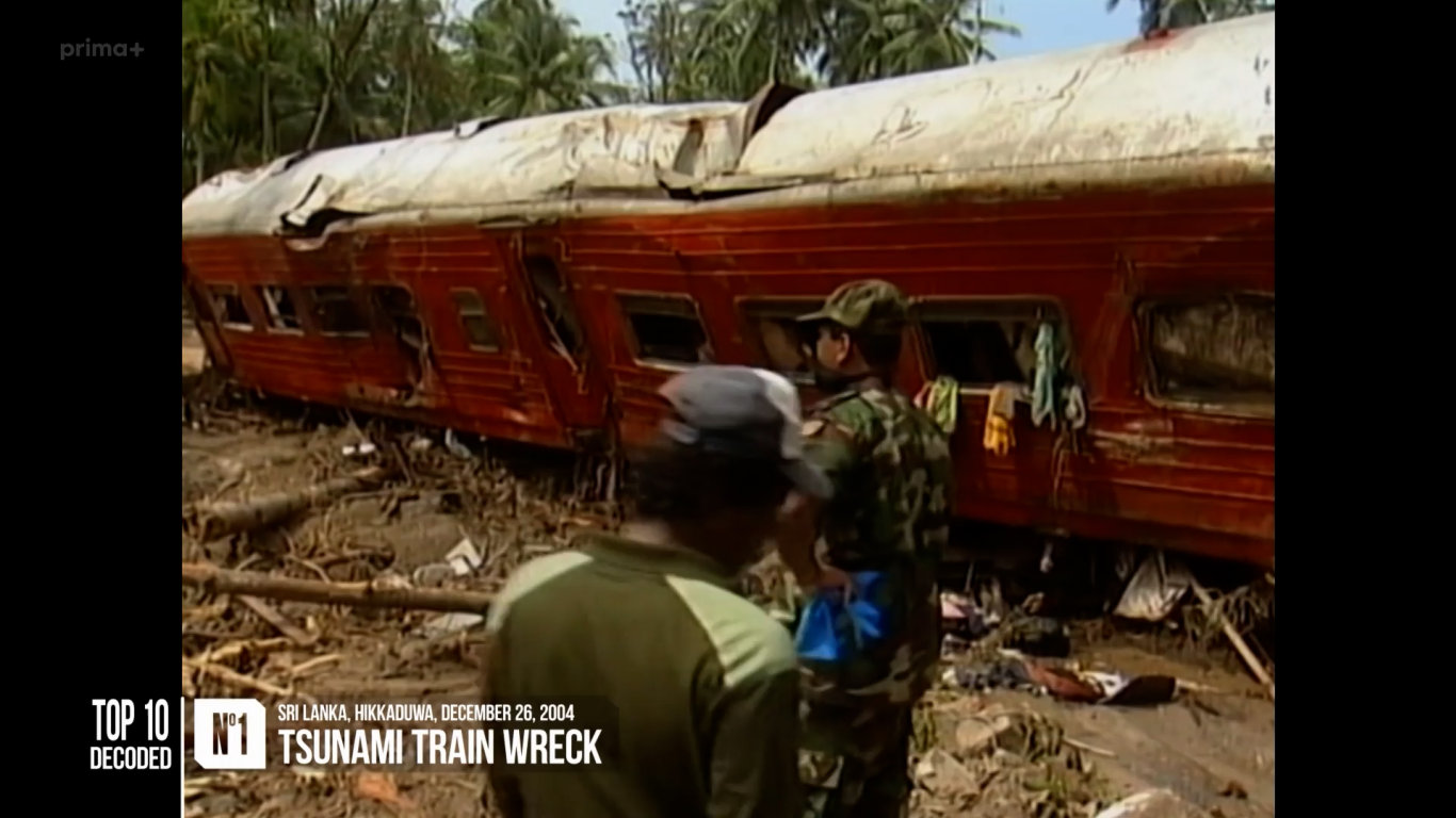 Katastrofy v přímém přenosu II (1) – vlak a tsunami