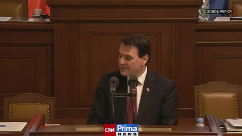 Konfrontace Macinky a Kupky ve Sněmovně