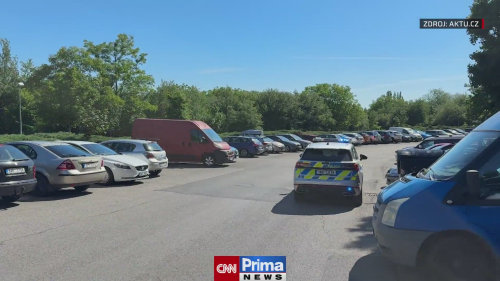 Policejní zásah v Praze 5