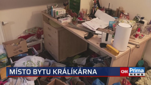 Poničený byt na Vyškovsku