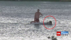 Záchrana paddleboardisty z rybníka na Pardubicku