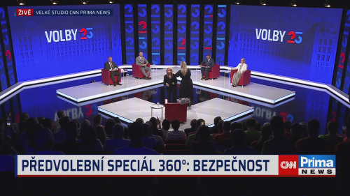 Volby do Poslanecké sněmovny 2025, Předvolební superdebata 360° - 10.9. v 21:32