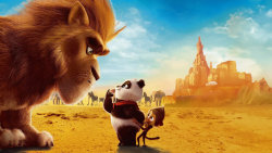 Medvídek panda v Africe