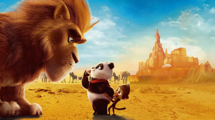 Medvídek panda v Africe