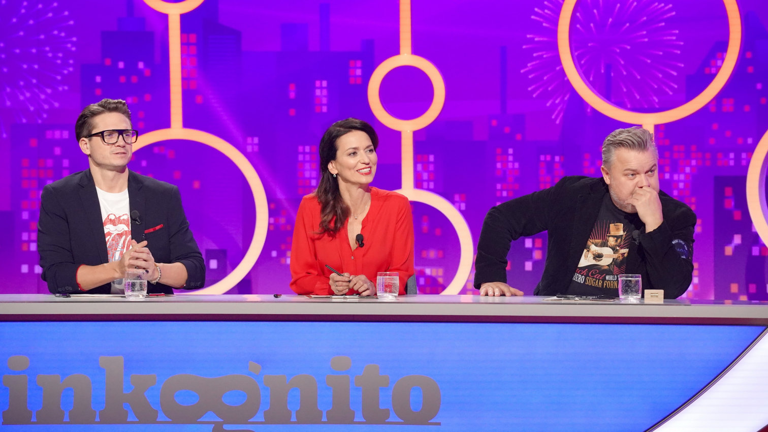 J.Prachař; O.G.Brzobohatý; A.Gondíková; M.Pokorný; VIP host P.Svěcený