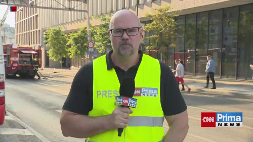Reportér CNN Prima NEWS popsal průběh požáru v centru Prahy