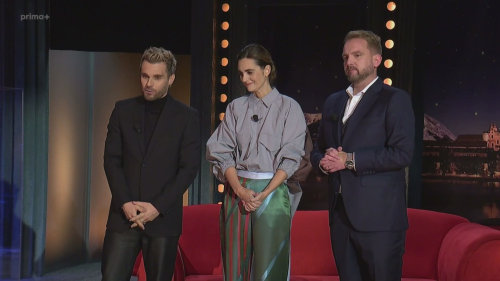 Leoš Mareš, Daniela Brzobohatá a Libor Bouček v Show Jana Krause