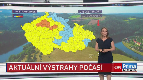 Výstraha před silnými bouřkami