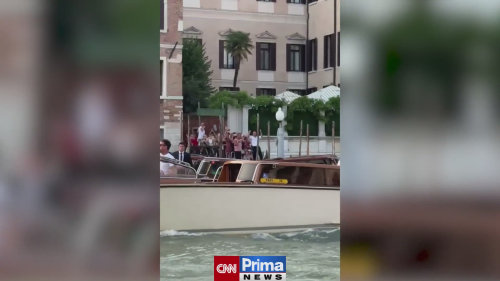 Exkluzivní záběry CNN Prima NEWS ze svatby miliardáře Bezose v Benátkách