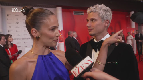 Andrea Bezděková a Sebastian na KVIFF 2026