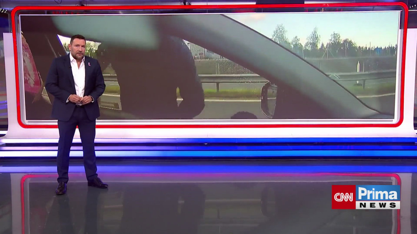 VIDEO: Klíčový svědek promluvil o napadení řidičky na D6 - CNN Prima NEWS