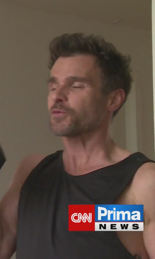 Leoš Mareš a Ben Cristovao ve fitku