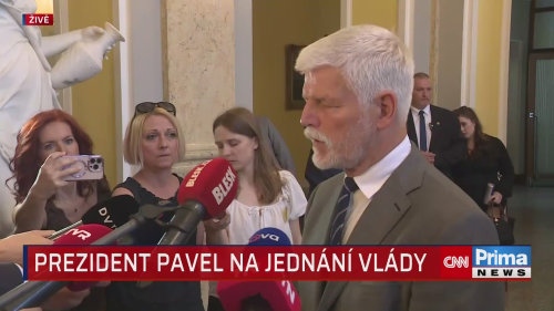 Tisková konference Petra Pavla po setkání s vládu (8.6.2026)