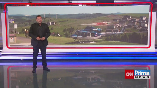 VIDEO: Výcvik leteckých záchranářů nad sjezdovkou v Krušných horách