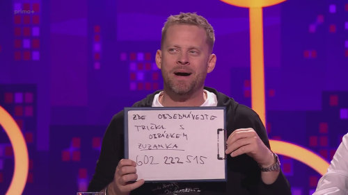 J.Prachař, J. Zedníková, O.G. Brzobohatý, R. Genzer; VIP host Martin Preiss