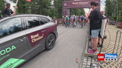 Cyklisté závodili na Klínovci 