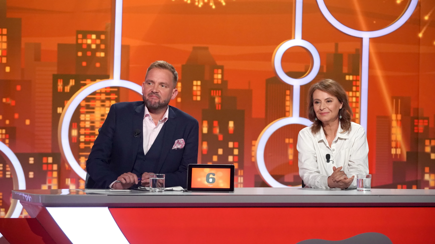 J.Prachař; O.G.Brzobohatý; P.Nesvačilová; P.Švancara; VIP host L.Vlasáková