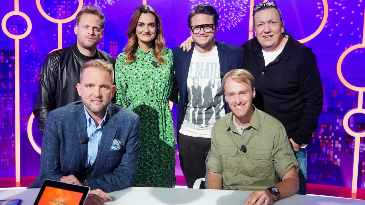 J.Prachař; O.G.Brzobohatý; D.Písařovicová; R.Genzer; VIP host J.Vágner
