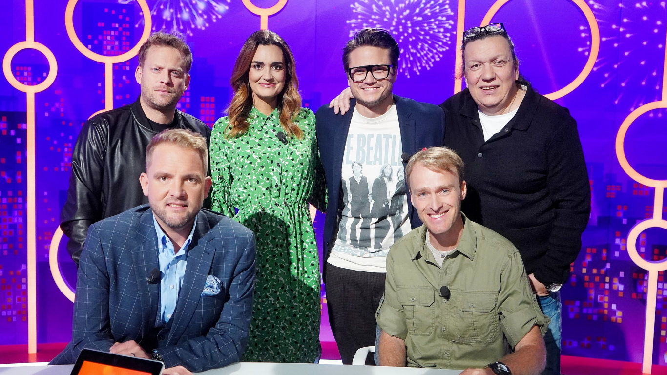 J.Prachař; O.G.Brzobohatý; D.Písařovicová; R.Genzer; VIP host J.Vágner