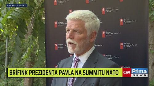 Tisková konference Petra Pavla v Ankaře (7. 7. 2026)