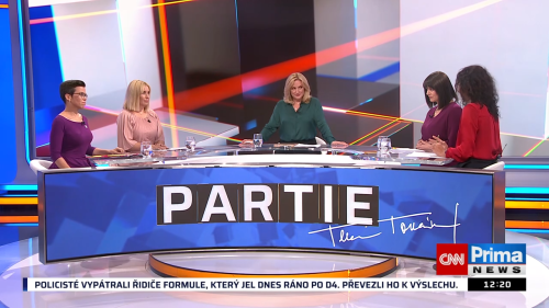 PARTIE TEREZIE TOMÁNKOVÉ, Danuše Nerudová, Jana Maláčová, Markéta Šichtařová, Olga Richterová - 7.9. v 11:50