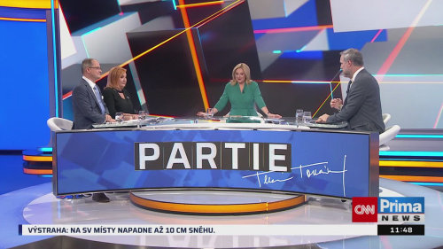 PARTIE TEREZIE TOMÁNKOVÉ, 23.11. v 11:45 - Věra Kovářová, Jan Bartošek, Miroslav Ševčík, Patrik Nacher